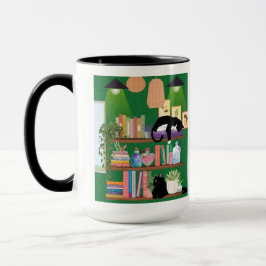 Taza Gatos de librería