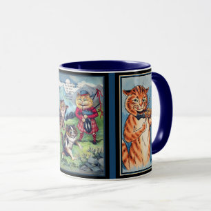 Taza Gatos de Lois Wain tocando instrumentos musicales