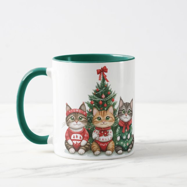 Taza Gatos de Navidades cortos (Izquierda)