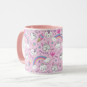 Taza Gatos de unicornio