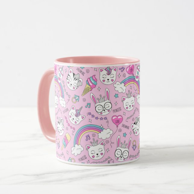 Taza Gatos de unicornio (Anverso izquierdo)