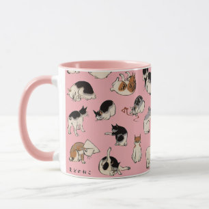 Taza Gatos japoneses, Hiroshige, Ukiyo-e