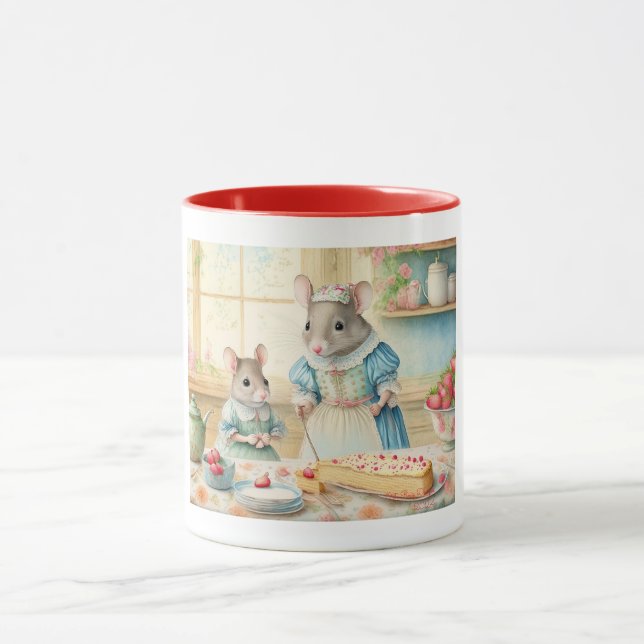 Taza Gatos lindos de Navidad (Centro)