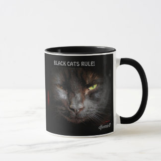 Taza Gatos negros gobiernan meme