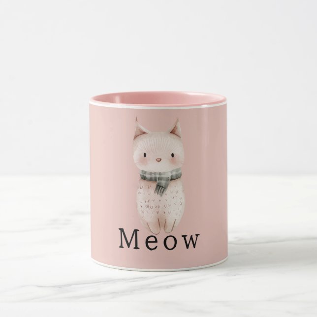 Taza Gatos rosados de Rubor (Centro)