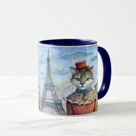 Taza Gatos vestidos en París