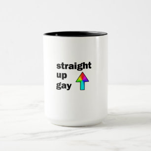 Taza Gay directo hacia arriba