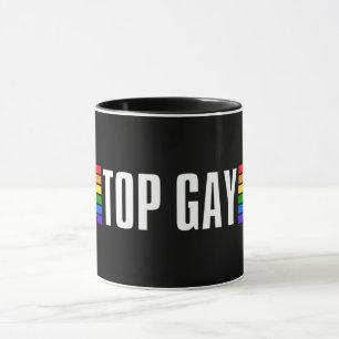 Taza Gay Orgullo Top Gay Prige Rainbow Flag LGBTQ