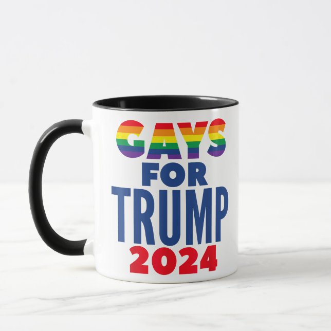Taza Gays para las elecciones de Trump 2024 (Izquierda)