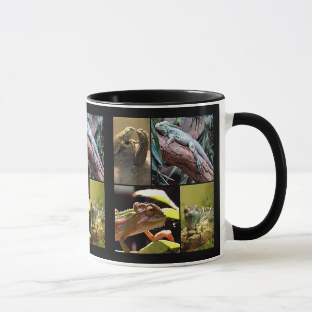 Taza Gecko lagartos y Chameleons (Derecha)