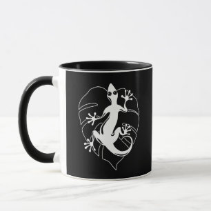 Taza Gecko Lizard Silhouette
