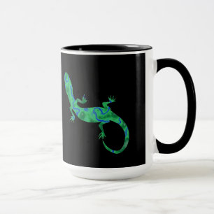 Taza Gecko verde