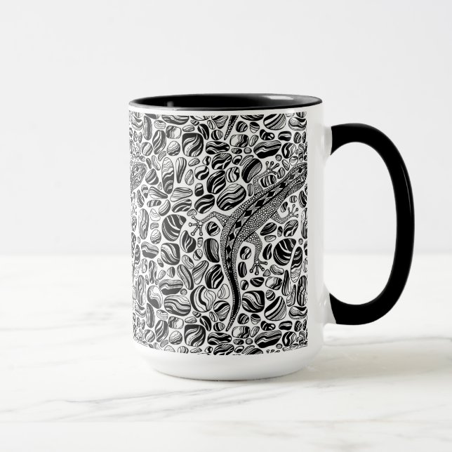 Taza Gecko y guijarros (Derecha)