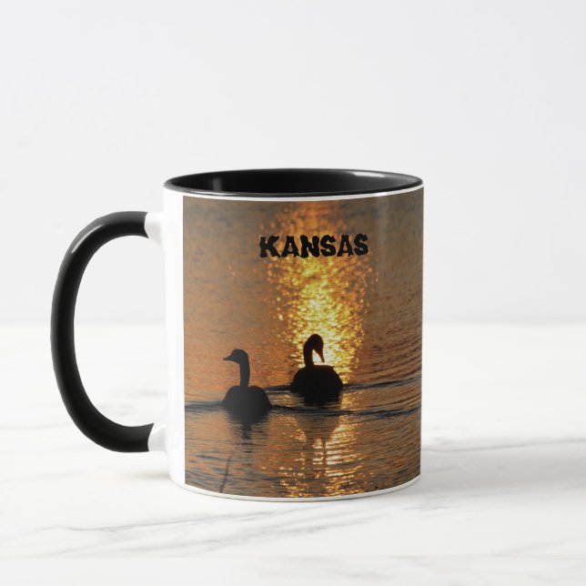 Taza Geese Silhouette de Canadá (Izquierda)
