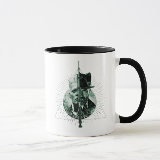 Taza GELLERT GRINDELWALD™ versus Dumbledore (Derecha)