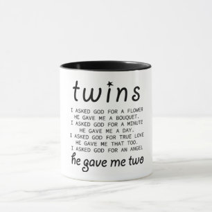 Taza Gemelos Adorables