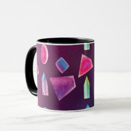 Taza Gemelos de Acuarela Colores de Galaxia Coloridos