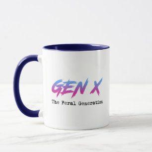 Taza Gen X - La Generación Feral