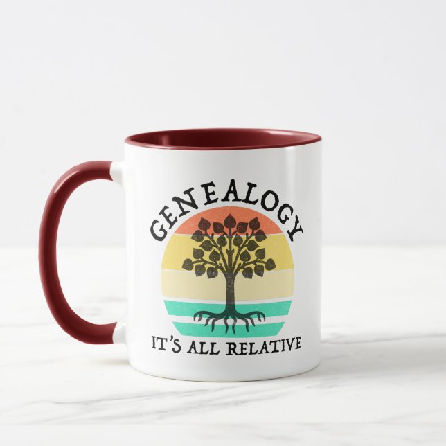 Taza Genealogía - Todo es relativo (Izquierda)