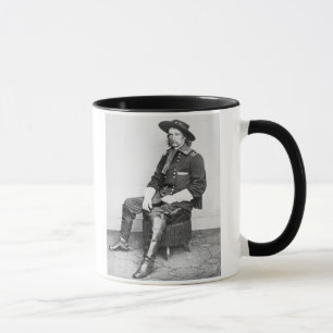 Taza General George A. Custer (foto de b/w)