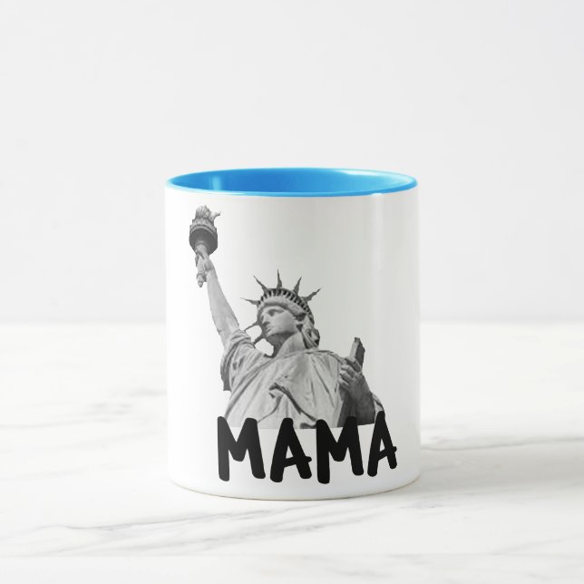 Taza genial estatua de la libertad idea de regalo de la (Centro)