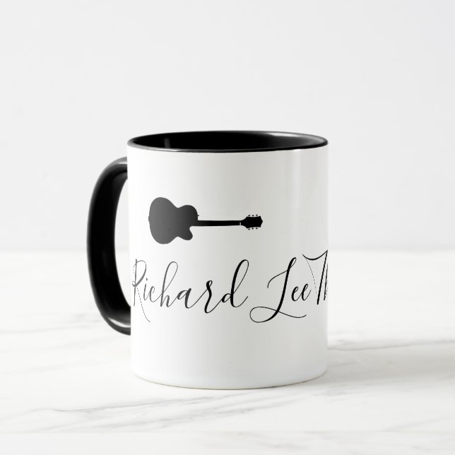 Taza genial guitarra mug para un guitarrista (Anverso izquierdo)