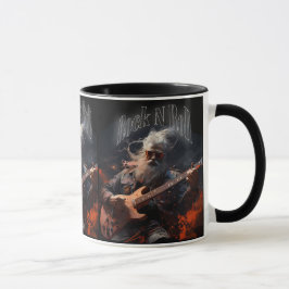 Taza Genial Guitarrista de Rock N Roll