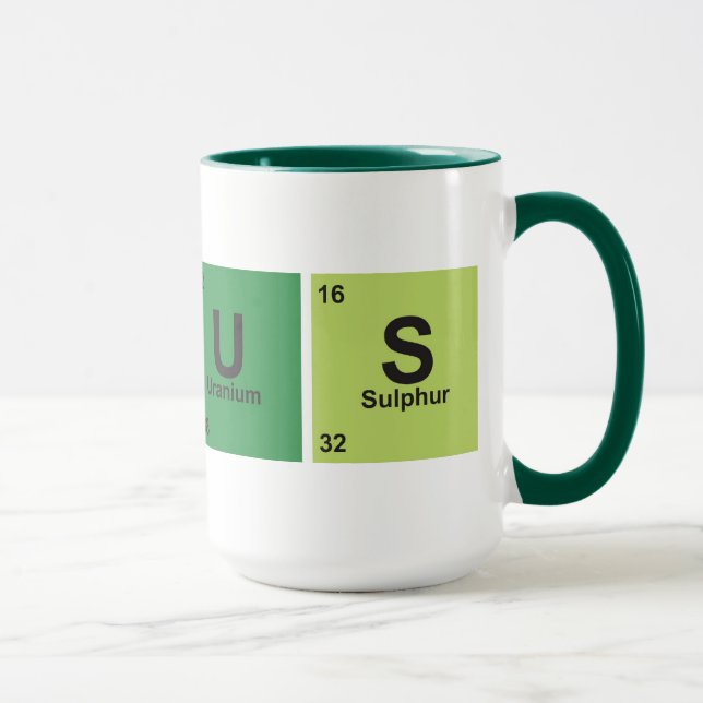 Taza Genius Cup. Periodic table of elements. (Derecha)