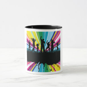 Taza Gente bailando música