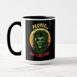 Taza Gente del León Verde No soy un gran fanático