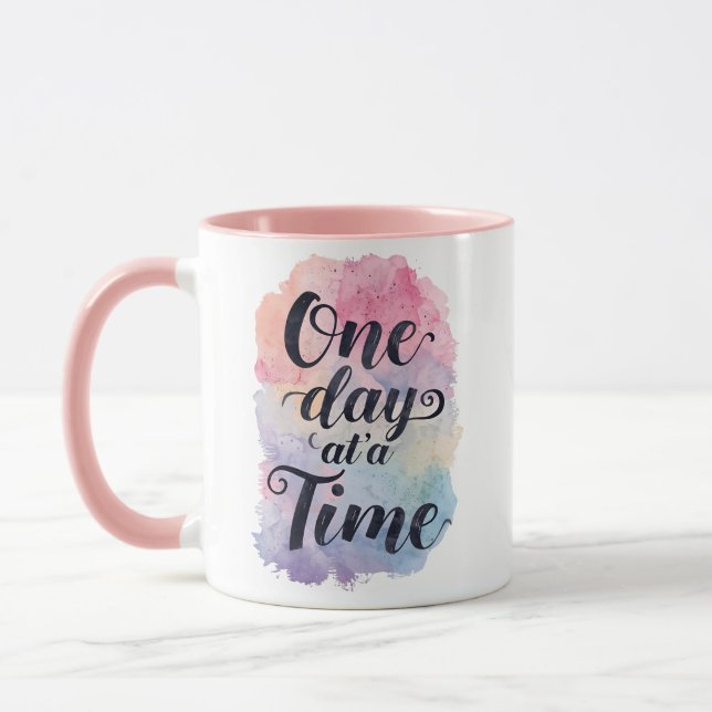Taza Gentle Watercolor Motivational Message (Izquierda)