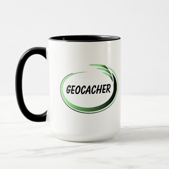 Taza Geocacher Green Splash (Izquierda)