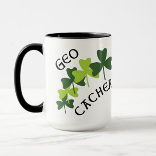 Taza Geocacher Shamrock