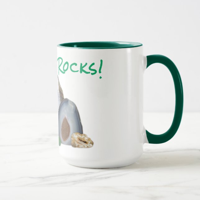 Taza ¡Geología Rocks!Taza (Derecha)