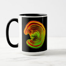 Geometría Abstracta 3D en Capas Térmicas Luminosas