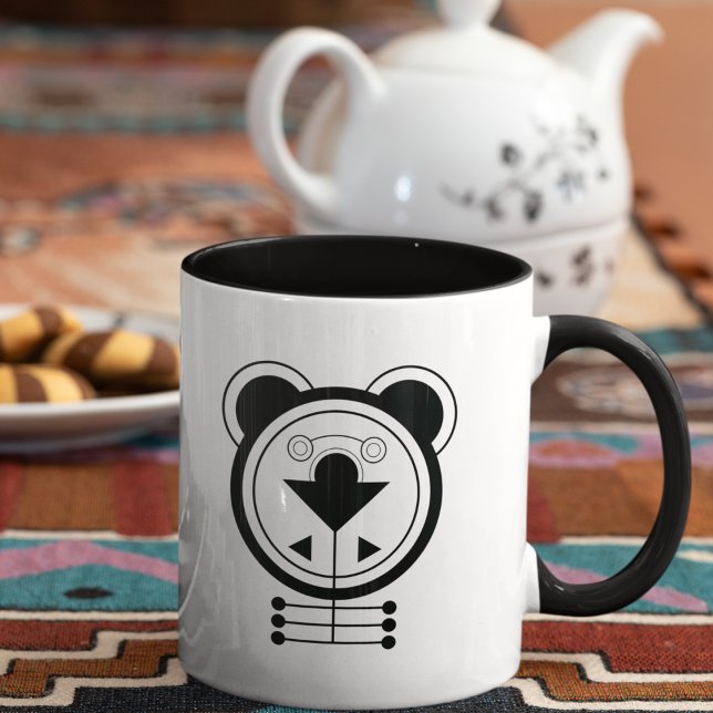 Taza Geométrico Tatsu Dragon Zodiac (Awaken your day with the bold energy of the Tatsu Dragon zodiac mug.)