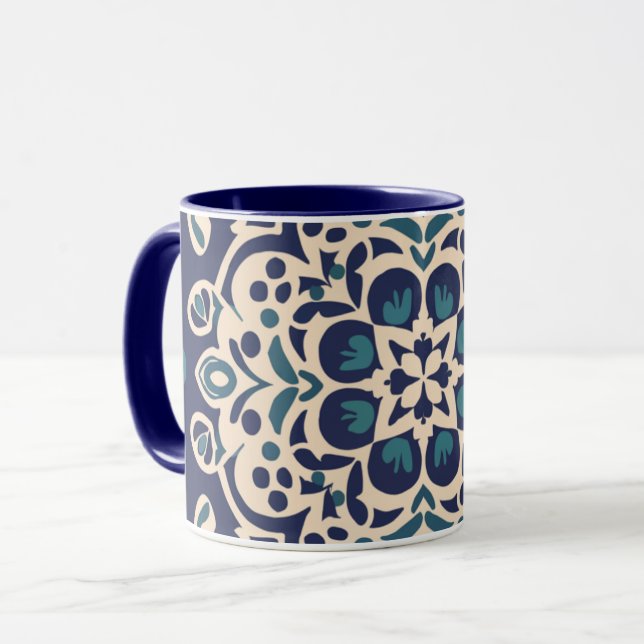 Taza géométrie et calligraphie arab Mug (Anverso izquierdo)