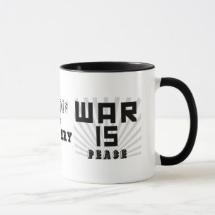 Taza George Orwell 1984 Slogan Mug