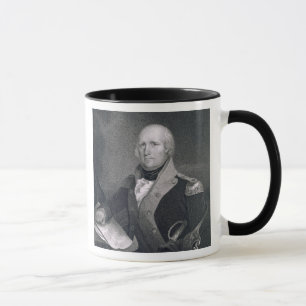 Taza George Rogers Clark (1752-1818) grabado por Thomas