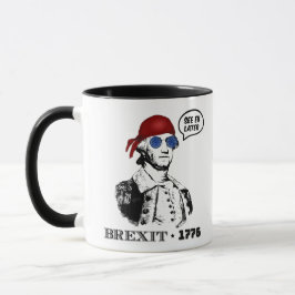 Taza George Washington Brexit 1776 EU Flag Sunglasses