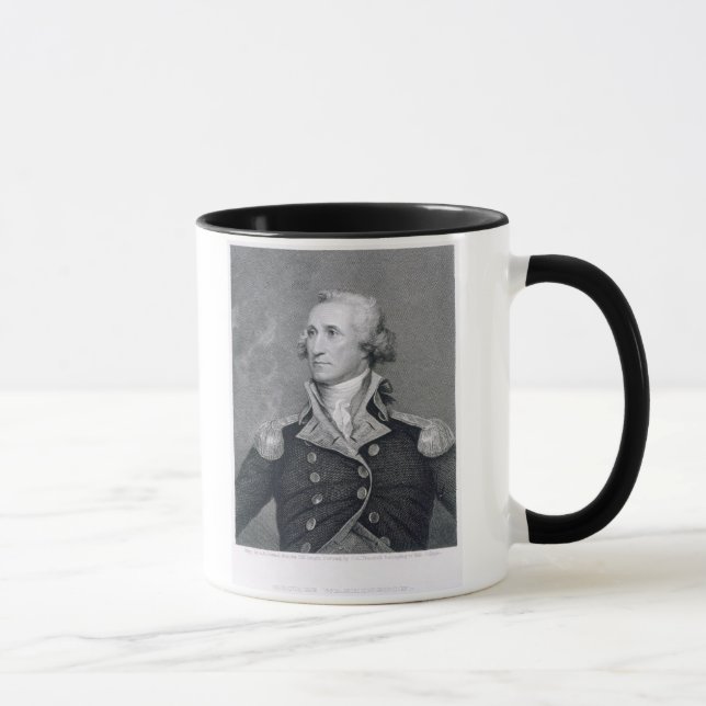 Taza George Washington, grabado por Asher Brown Durand (Derecha)