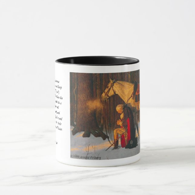 Taza George Washington Prayer para Nuestra Nación Mug (Centro)