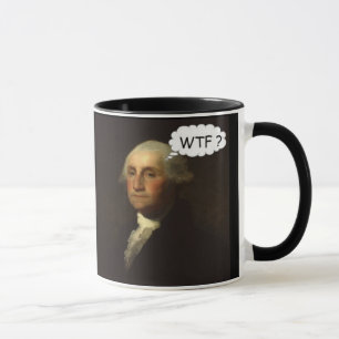 Taza George Washington que hace girar en su sepulcro