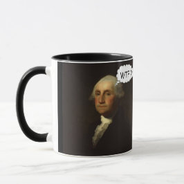 Taza George Washington que hace girar en su sepulcro