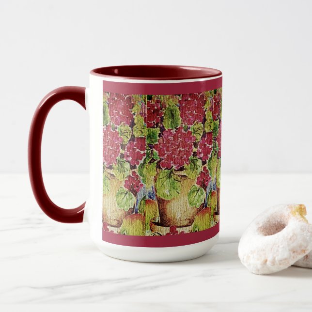 Taza Geranium Pink (Con donut)
