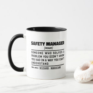 Taza Gerente de Seguridad Jubilado Trabajador Divertido