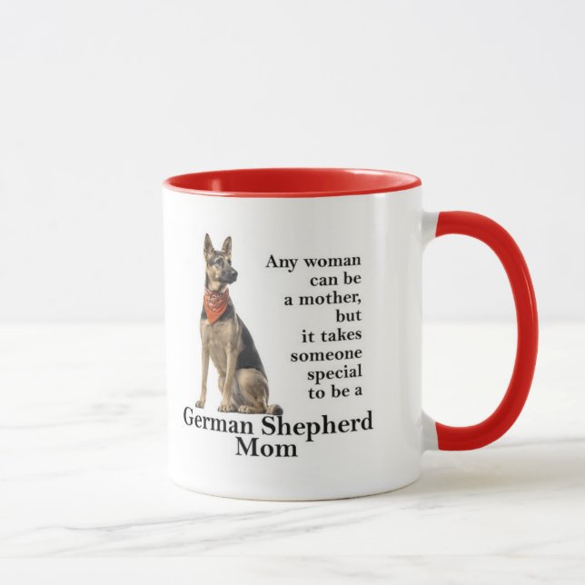 Taza German Shepherd Mom Mug (Derecha)