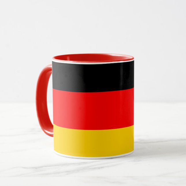 Taza Germany Flag Coffee Mug – German Decor (Anverso izquierdo)