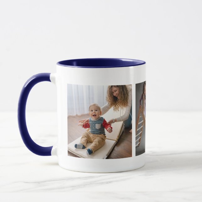 Taza Gestalte deine eigene Tasse mit deinen Fotos (Izquierda)