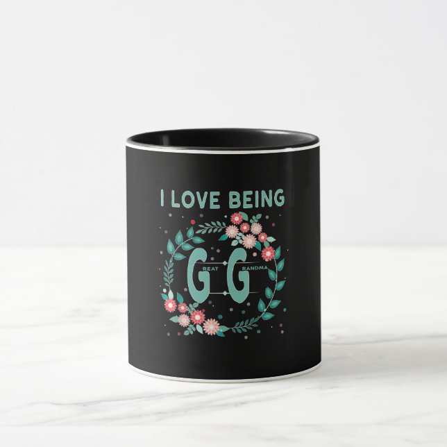 Taza gg me encanta ser gigi bisabuelo regalo (Centro)